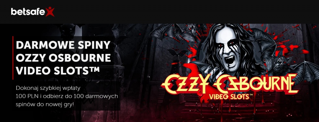 Darmowe spiny na slocie Ozzy Osbourne tylko w Kasynie Betsafe