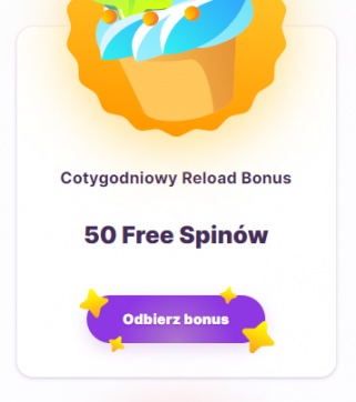 Odbieraj co tydzień 50 free spinów tylko w Nomini